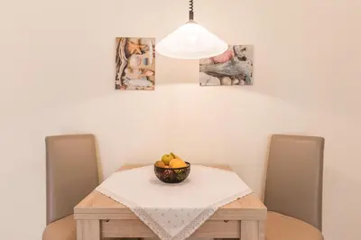 Ein Sitzbereich in der Unterkunft 