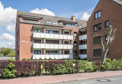 Das Gebäude in dem sich die Ferienwohnung befindet