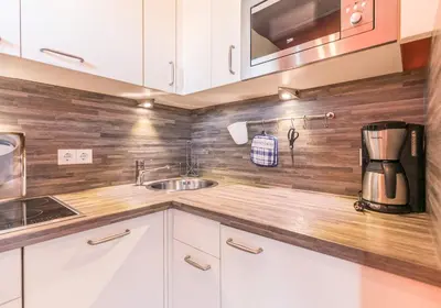 Küche/Küchenzeile in der Unterkunft 