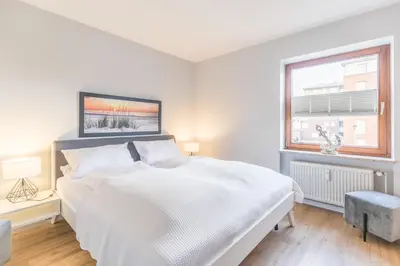 Ein Bett oder Betten in einem Zimmer der Unterkunft 