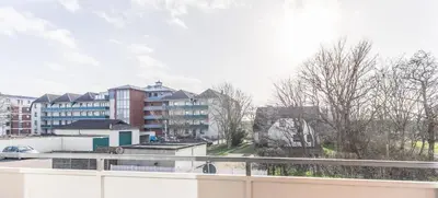 Das Gebäude in dem sich die Ferienwohnung befindet