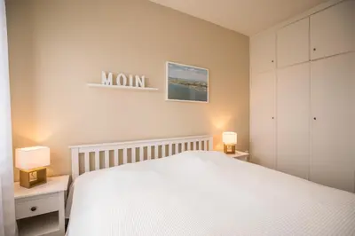 Ein Bett oder Betten in einem Zimmer der Unterkunft 