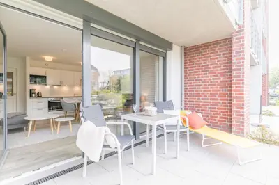 Ein Balkon oder eine Terrasse in der Unterkunft 
