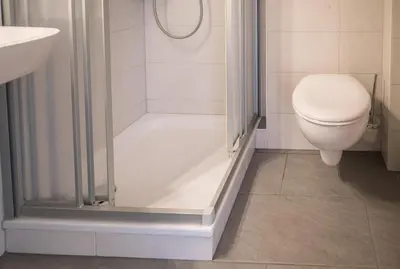 Ein Badezimmer in der Unterkunft 