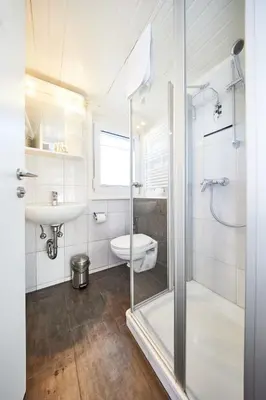 Ein Badezimmer in der Unterkunft Am Ringwall 91 - Seelöwe B