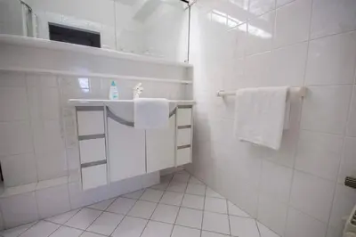 Ein Badezimmer in der Unterkunft Frische Brise FeWo 10 01