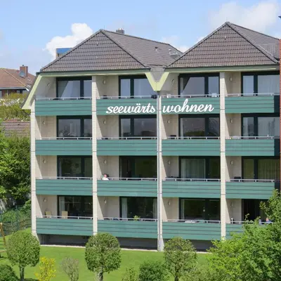 Das Gebäude in dem sich die Ferienwohnung befindet