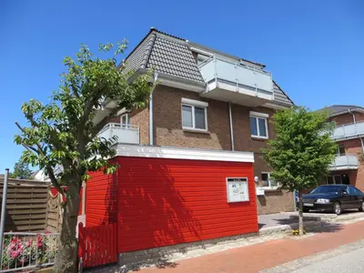 Das Gebäude in dem sich die Ferienwohnung befindet