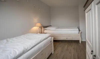 Ein Bett oder Betten in einem Zimmer der Unterkunft 