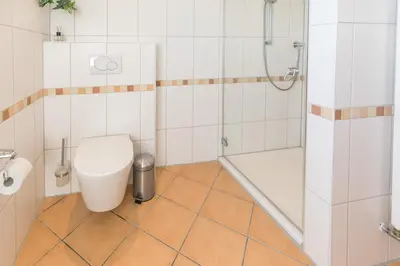 Ein Badezimmer in der Unterkunft 