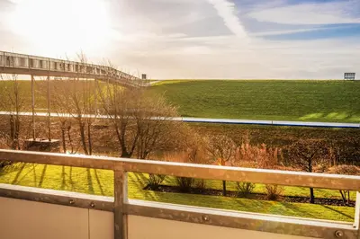 Ein Balkon oder eine Terrasse in der Unterkunft 