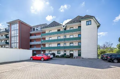 Das Gebäude in dem sich die Ferienwohnung befindet