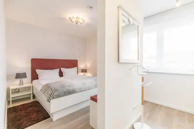 Ein Bett oder Betten in einem Zimmer der Unterkunft 