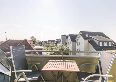 Ein Balkon oder eine Terrasse in der Unterkunft 