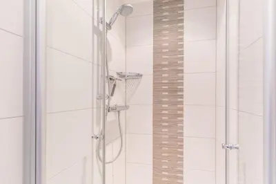 Ein Badezimmer in der Unterkunft 