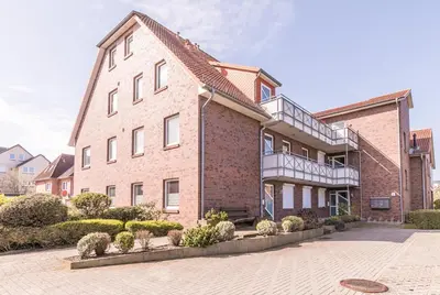 Das Gebäude in dem sich die Ferienwohnung befindet