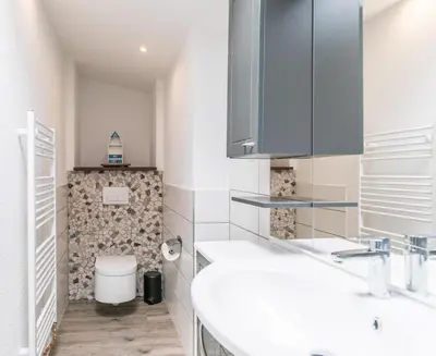 Ein Badezimmer in der Unterkunft Ferienhaus Ben Ferienhaus Ben
