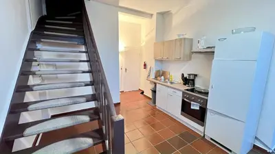 Küche/Küchenzeile in der Unterkunft Monteurwohnung Brunsbüttel zentrale Lage mit Parkplatz & Schleusenblick