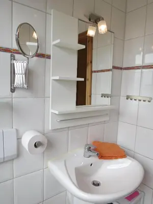 Ein Badezimmer in der Unterkunft Lucy Ferienwohnung Lucy