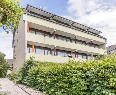 Das Gebäude in dem sich die Ferienwohnung befindet