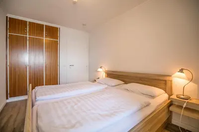 Ein Bett oder Betten in einem Zimmer der Unterkunft 