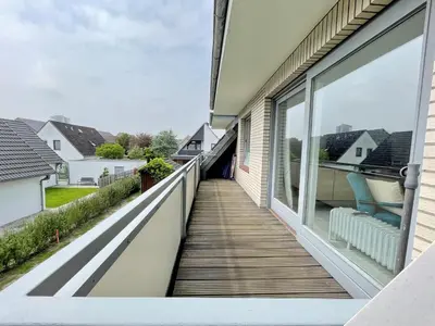Ein Balkon oder eine Terrasse in der Unterkunft 