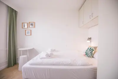 Ein Bett oder Betten in einem Zimmer der Unterkunft 