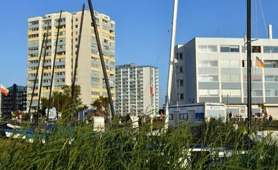 Das Gebäude in dem sich die Ferienwohnung befindet