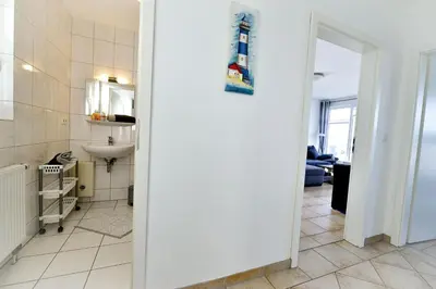 Ein Badezimmer in der Unterkunft Haus am Waldbad AW13