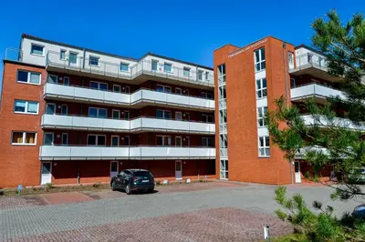 Das Gebäude in dem sich die Ferienwohnung befindet