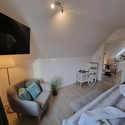 TV/Unterhaltungsangebot in der Unterkunft Haus Kaiser Appartement 5 Deichseele