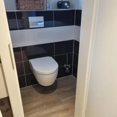 Ein Badezimmer in der Unterkunft Haus Kaiser Appartement 16 Großer Deichtraum