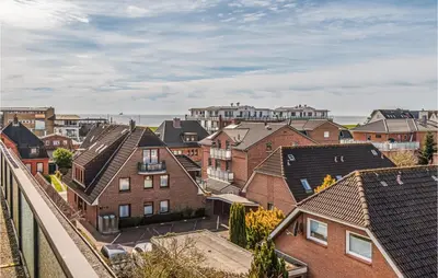 Ein allgemeiner Blick auf Büsum oder ein Stadtblick von der Ferienwohnung aus