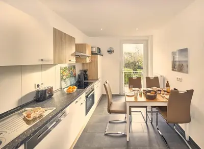 Küche/Küchenzeile in der Unterkunft Strandhus Cuxi - 1