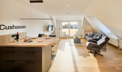 Ein Sitzbereich in der Unterkunft Haus Oasis - 18