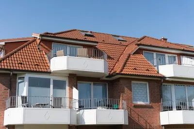 Das Gebäude in dem sich die Ferienwohnung befindet