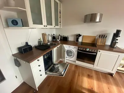 Küche/Küchenzeile in der Unterkunft Apartment Luise