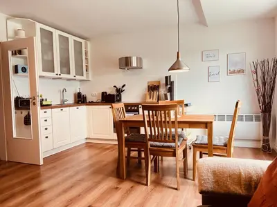 Küche/Küchenzeile in der Unterkunft Apartment Luise