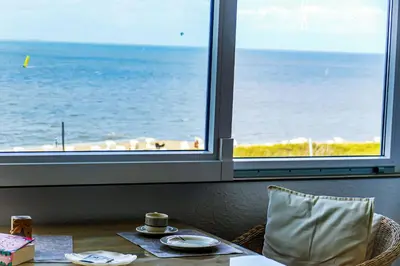 Ein allgemeiner Meerblick oder ein Meerblick von der Ferienwohnung aus
