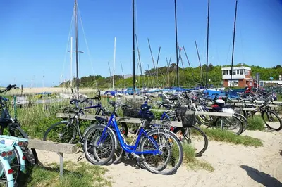 Radfahren an der Unterkunft Am Sahlenburger Strand AS33 oder in der Nähe