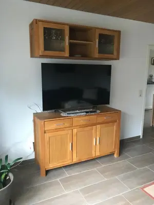 TV/Unterhaltungsangebot in der Unterkunft Ferienhaus am Heringskoop