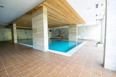 Der Swimmingpool an oder in der Nähe von Apartmenthaus Frauenpreiss FeWo 61