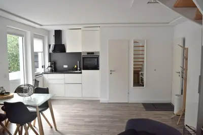Küche/Küchenzeile in der Unterkunft Schönes Apartment (Nr. 9) über 2 Etagen