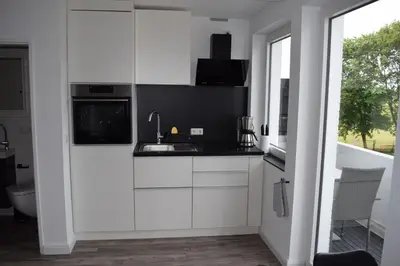 Küche/Küchenzeile in der Unterkunft Schönes Apartment (Nr. 9) über 2 Etagen