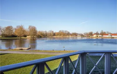 Blick auf einen Fluss in der Nähe des Ferienhauses