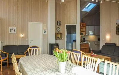 Ein Sitzbereich in der Unterkunft Beautiful Home In Otterndorf With Sauna
