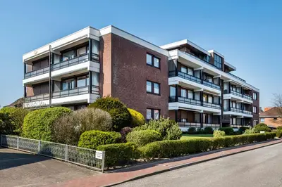 Das Gebäude in dem sich die Ferienwohnung befindet
