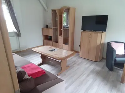 TV/Unterhaltungsangebot in der Unterkunft Ferienwohnung Wremen