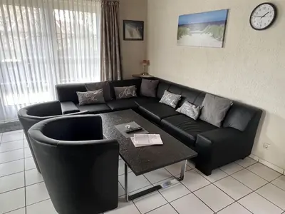Ein Sitzbereich in der Unterkunft Ferienhaus Hochreuther