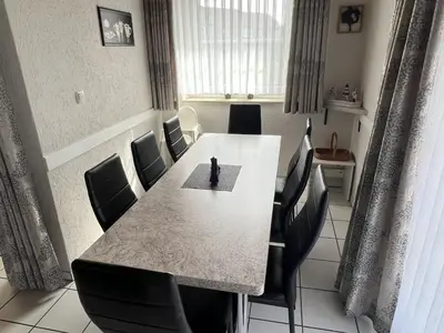 Ein Sitzbereich in der Unterkunft Ferienhaus Hochreuther